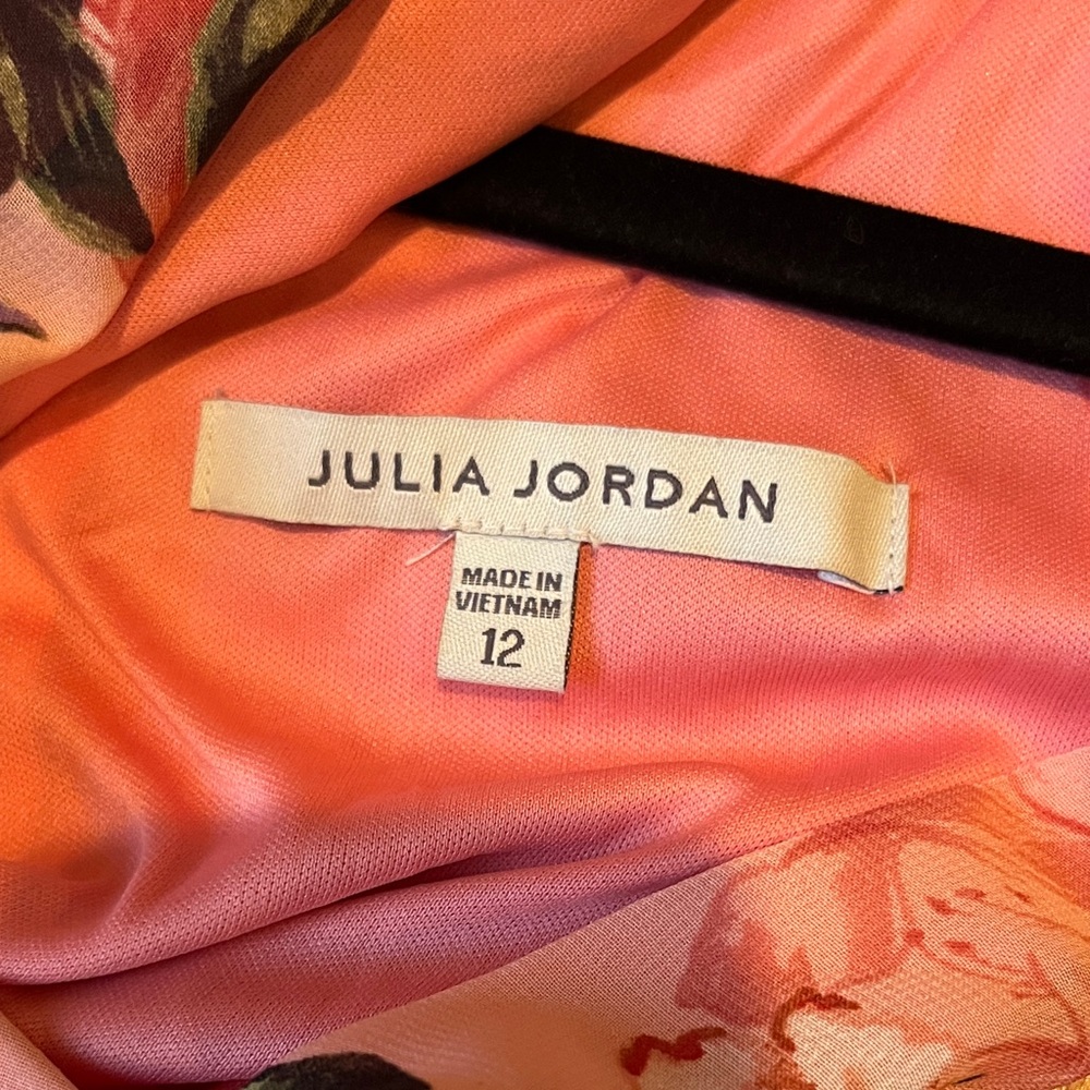 julia jordan Pink Floral Maxi Dress with Lavender Blooms - Picture 2 of 7